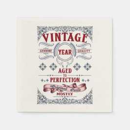  kwaliteit Gerijpt tot Perfectie, Verjaardag Servet