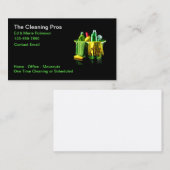 Kwaliteit Glossy Cleaning Service Visitekaartjes (Voorkant / Achterkant)