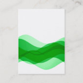 Kwaliteit Groene en Witte Unieke Moderne Patrooncu Visitekaartje (Achterkant)