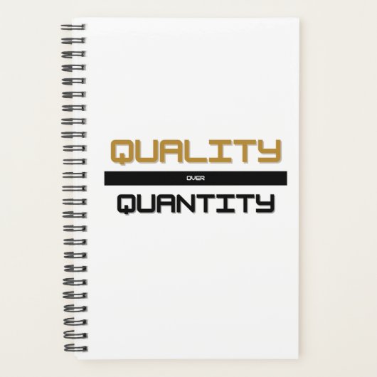 Kwaliteit/Hoeveelheid planner (Voorkant)