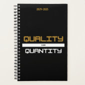 Kwaliteit/Hoeveelheid planner (Voorkant)