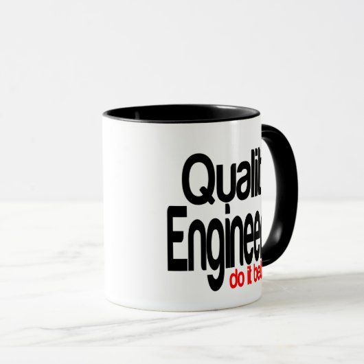 Kwaliteit ingenieurs doen het beter mok (Voorkant rechts)