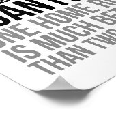 Kwaliteit is belangrijker dan hoeveelheid poster (Hoek)