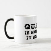 Kwaliteit is geen daad, maar een gewoonte magische mok (Links)