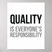 Kwaliteit is ieders verantwoordelijkheid poster (Voorkant)