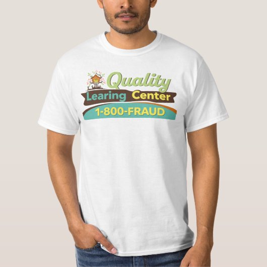Kwaliteit Leercentrum 1-800-BEDROG | Minnesota T-shirt (Voorkant)