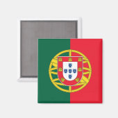 Kwaliteit Portugese vlag Magneet (Voorkant / Achterkant)