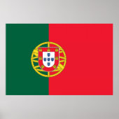 Kwaliteit Portugese vlag Poster (Voorkant)