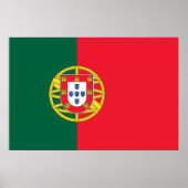 Kwaliteit Portugese vlag Poster (Voorkant)