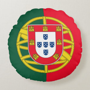 Kwaliteit Portugese vlag Rond Kussen