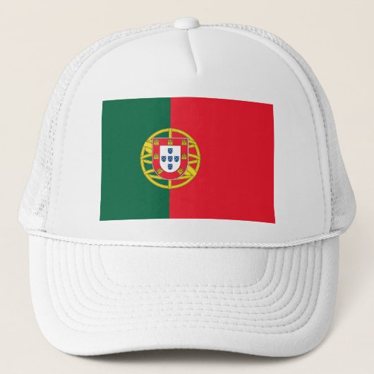 Kwaliteit Portugese vlag Trucker Pet (Voorkant)