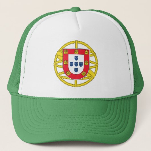 Kwaliteit Portugese vlag Trucker Pet (Voorkant)