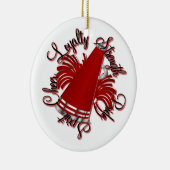 Kwaliteit van Cheer Red en Silver Photo Ornament (Rechts)