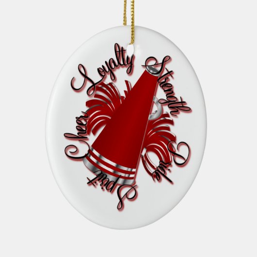 Kwaliteit van Cheer Red en Silver Photo Ornament (Rechts)