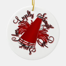 Kwaliteit van Cheer Red en Silver Photo Ornament