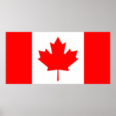 Kwaliteit van de Canadese vlag Poster (Voorkant)