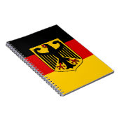 Kwaliteit van de Duitse vlag Notitieboek (Rechterzijde)