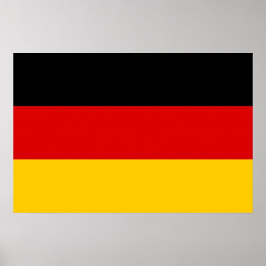 Kwaliteit van de Duitse vlag Poster (Voorkant)