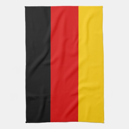Kwaliteit van de Duitse vlag Theedoek (Verticaal)