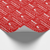Kwaliteit van de goede arts/Rood Cadeaupapier (Hoek)