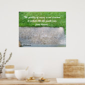 KWALITEIT VAN DE MERCY-druk Poster (Keuken)