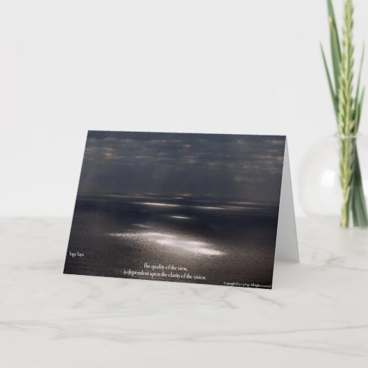 Kwaliteit van het Uitzicht Kaart (Voorkant)