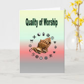 Kwaliteit van het werk kaart (Gele Bloem)