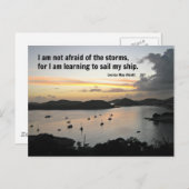 Kwaliteit van moed en kracht briefkaart (Voorkant / Achterkant)