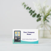 Kwaliteit Verkoopmachine Services Visitekaartje (Staand voorkant)