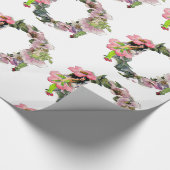 Kwaliteit vintage kunstfeeën en bloemen cadeauverp cadeaupapier (Hoek)