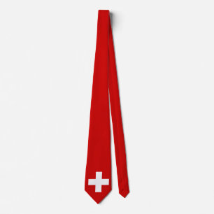 Kwaliteit vlag Zwitserland Stropdas