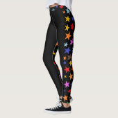 Kwaliteit Workout Leggings Met Sterren Aan De Zijk (Links)