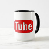 Kwaliteit you tube mok (Voorkant rechts)