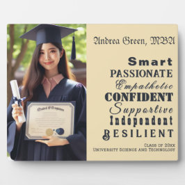 Kwaliteiten van Grote Vrouwen, Afstuderen fotoplaa Fotoplaat