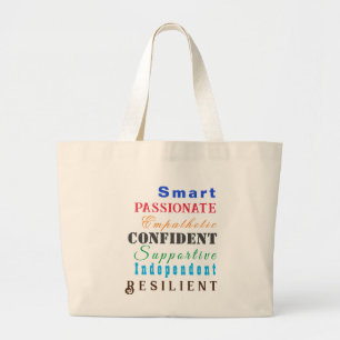 Kwaliteiten van Grote Vrouwen Leuk Elegant Kleurri Tote Bag