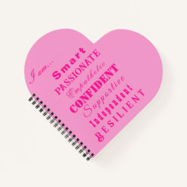 Kwaliteiten van Grote Vrouwen Roze Notitieboek