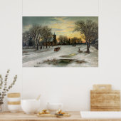 Kwaliteitsafdruk van Kerstmis Eve Night Archiving Poster (Keuken)