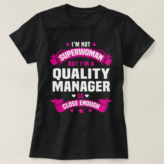 Kwaliteitsbeheer T-shirt (Design voorkant)
