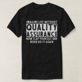 Kwaliteitsborging Apparel Funny Amazing Assurance T-shirt (Design voorkant)