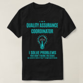 Kwaliteitsborgingscoördinator T-I lost problemen o T-shirt (Design voorkant)