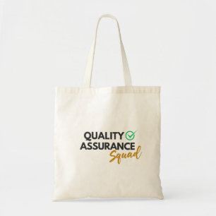 Kwaliteitsborgingsteam – QA-team mok Tote Bag