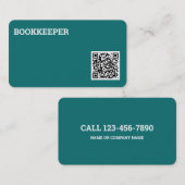 Kwaliteitscode accountant visitekaartje (Voorkant / Achterkant)