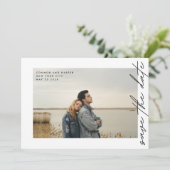 Kwaliteitscode voor zijdelings gerichte tekst Foto Save The Date (Staand voorkant)