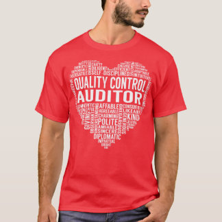 Kwaliteitscontrole — Auditor Heart T-shirt