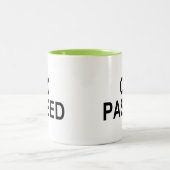 Kwaliteitscontrole PASSED Tweekleurige Koffiemok (Center)