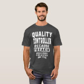 Kwaliteitscontrollercode - Functie T-shirt (Voorkant volledig)