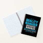 Kwaliteitsmanager, grappige Quote Quality Manager Notitieboek (Binnen)