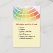 Kwaliteitsschilderij Visitekaartje (Achterkant)