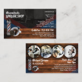 Kwaliteitssnijwonden vervaagt schaar visitekaartje (Voorkant / Achterkant)