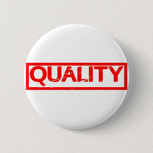 Kwaliteitsstempel Ronde Button 5,7 Cm (Voorkant)